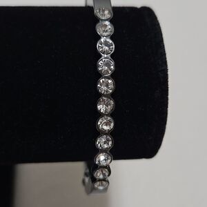 Black Bangle Bracelet